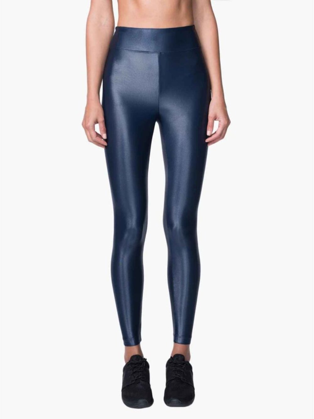 Koral Women's Navy Blue Lustrous High Rise Leggings Size XS 39920